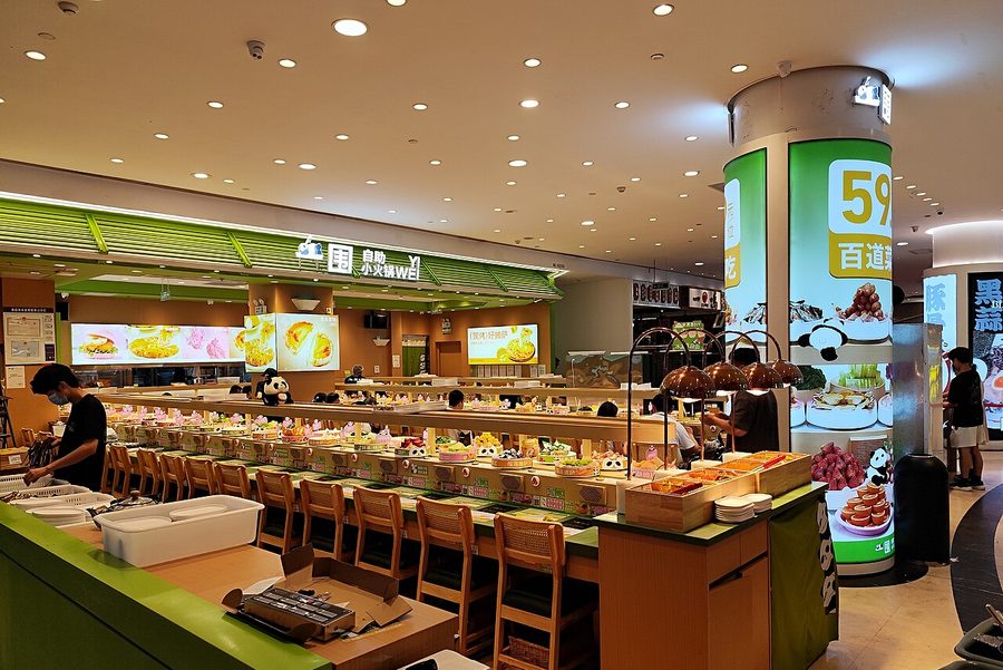 一家火锅店的日常实景