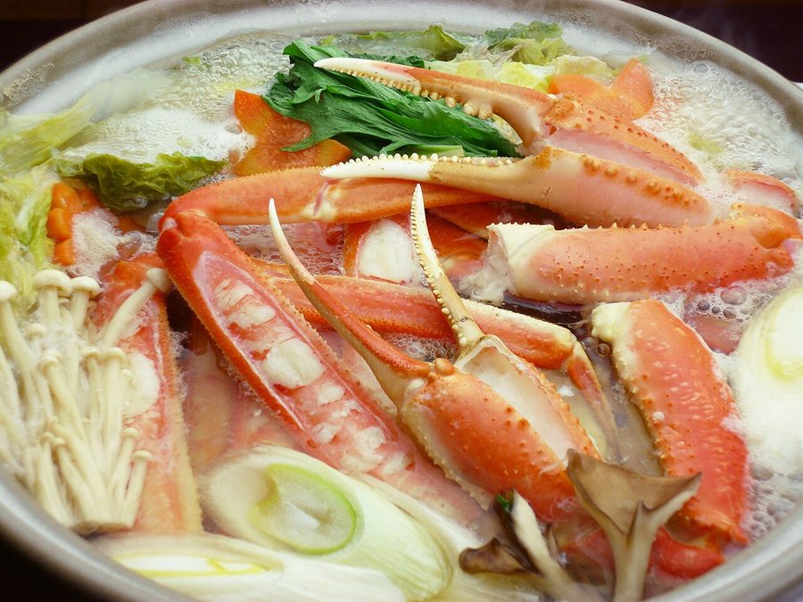 火锅食材特写
