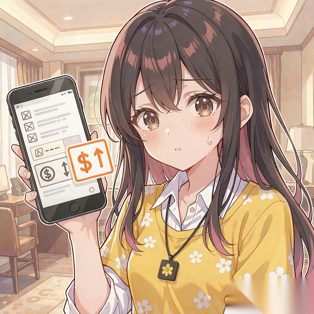 预订页面默认勾选附加项目 价格悄悄上涨 动漫插画